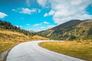 Just another Empty Road in Austrian Mountains