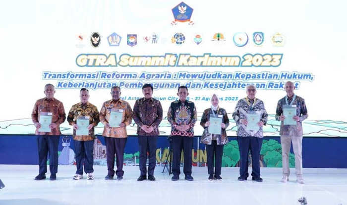 GTRA Summit Karimun 2023, 10.668 Sertifikat Tanah Diterima Rakyat Kepulauan Riau