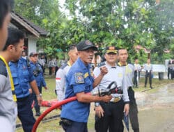 Gandeng BPBD, Lapas Kelas IIA Tanjungpinang Gelar FMD Simulasi Pemadaman Api