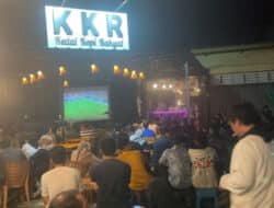 Nobar di KKR Tanjungpinang Pecah Meski Indonesia Kalah