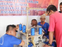 Pelatihan Bidang Manufaktur Menjahit dan Sablon, 40 Napi Lapas Tanjungpinang Peroleh Sertifikat