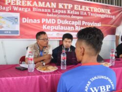 13 Warga Binaan Lapas Umum Lakukan Perekaman KTP Elektronik