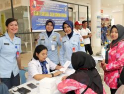 HUT Wanita AU Ke-61, Lanud RHF Gandeng BPW KKSS Kepri Gelar Baksos dan Donor Darah