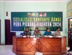 Danramil Bengkalis Hadiri Sosialisasi Kampanye Pilkada Damai