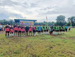 Pemdes Sumber Jaya Gelar Turnamen Mini Soccer Bermasa Cup