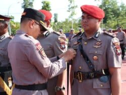 Kapolres Riky Pimpin Sertijab, Iptu Fikri Rahmadi Jabat Kasatreskrim Polres Bintan