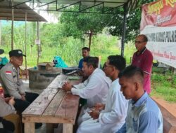 Polsek Gunung Kijang Gelar Minggu Kasih di Gereja Kawal