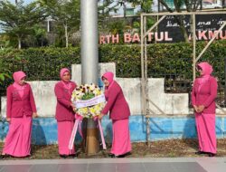 Peringati HKGB, Bhayangkari Polres Bintan Ziarah dan Tabur Bunga di Tanjung Uban