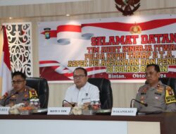 Itwasda Polda Kepri Audit Kinerja Tahap II di Polres Bintan