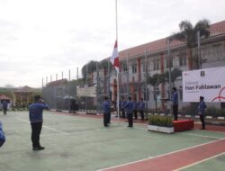 Lapas Narkotika Upacara Peringatan Hari Pahlawan, Ini Pesan Kalapas Bejo