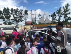 Polisi Sahabat Anak Meningkatkan Kesadaran Tertib Berlalulintas Sejak Dini di Bintan