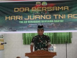 Kodim Bengkalis Gelar Doa Bersama Dalam Rangka Hari Juang TNI AD Ke-79