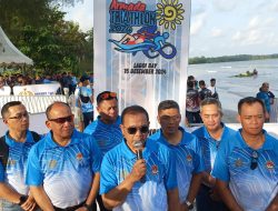 Perdana, Koarmada RI Lepas Ratusan Peserta Armada Triathlon di Lagoi Bay Bintan