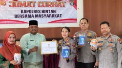 Kapolres Yunita Tampung Semua Keluhan Warga Seri Kuala Lobam di Jumat Curhat