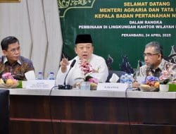 Menteri Nusron Tegaskan agar Penyelesaian HGU dan Pemetaan Tanah Jadi Prioritas di Riau
